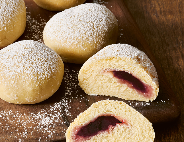Levain Raspberry Bomboloncini
